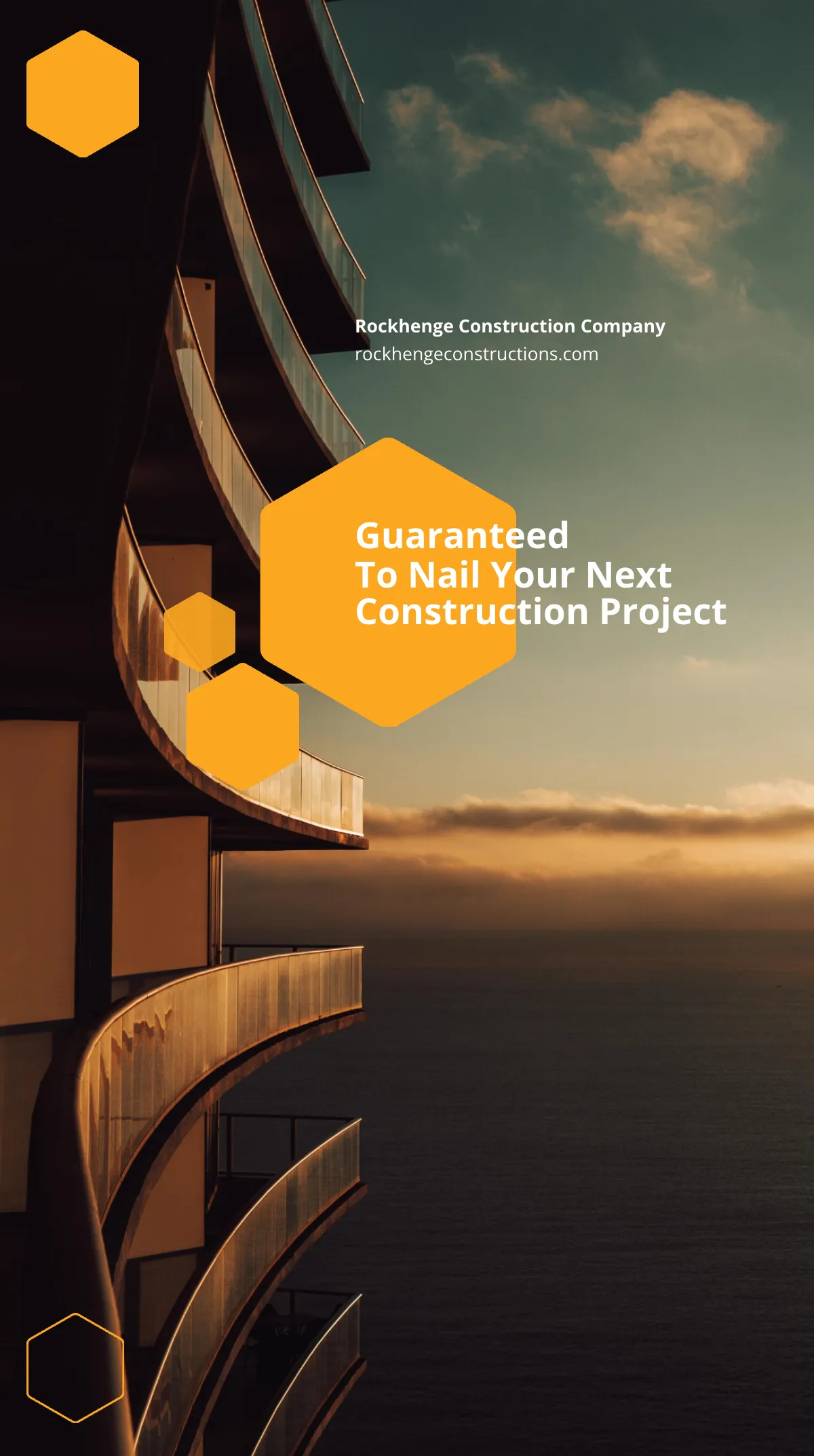 Free Construction Business Whatsapp Post Template to Edit Online
