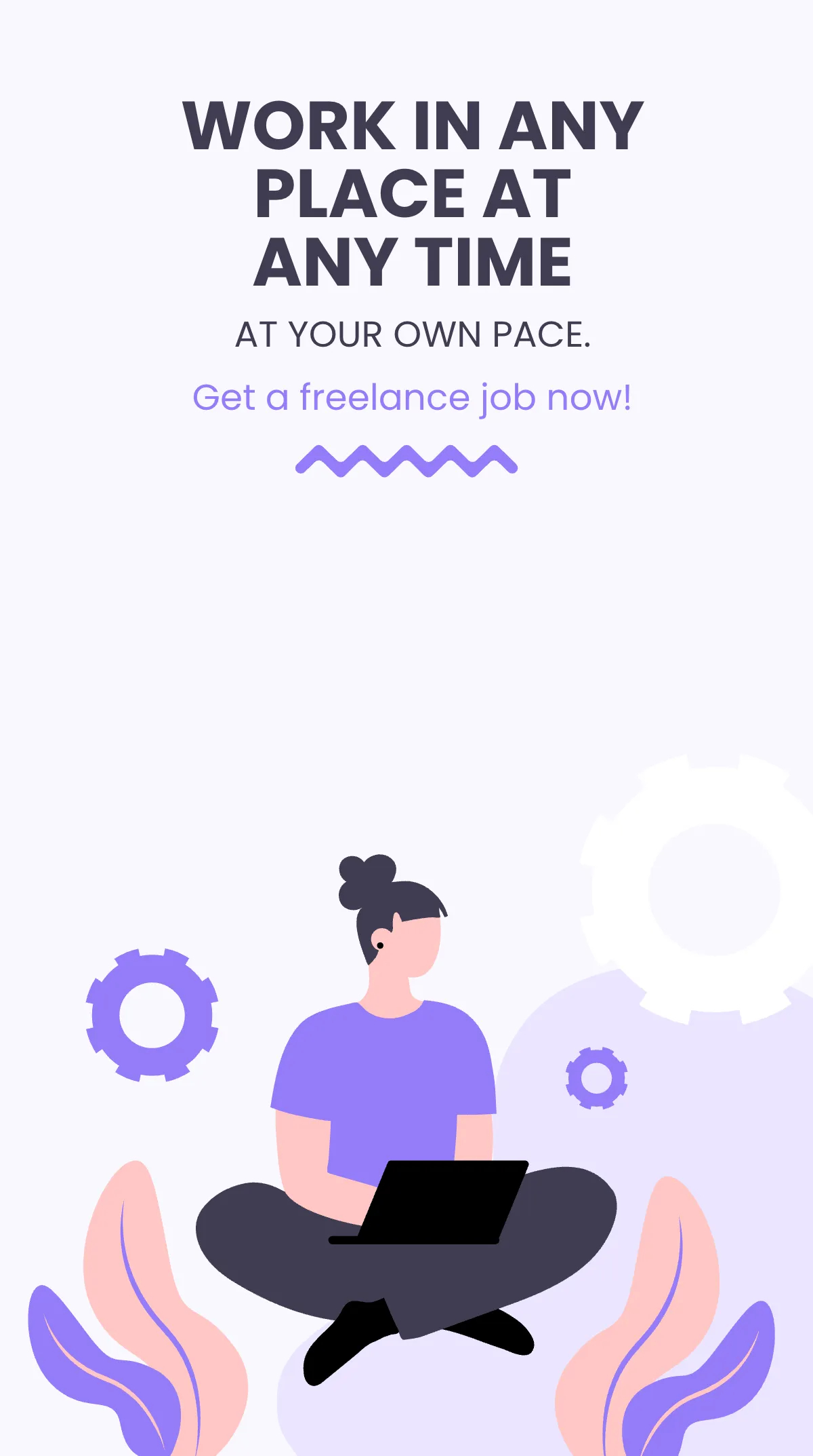 Free Freelance Advertisement Snapchat Geofilter Template to Edit Online