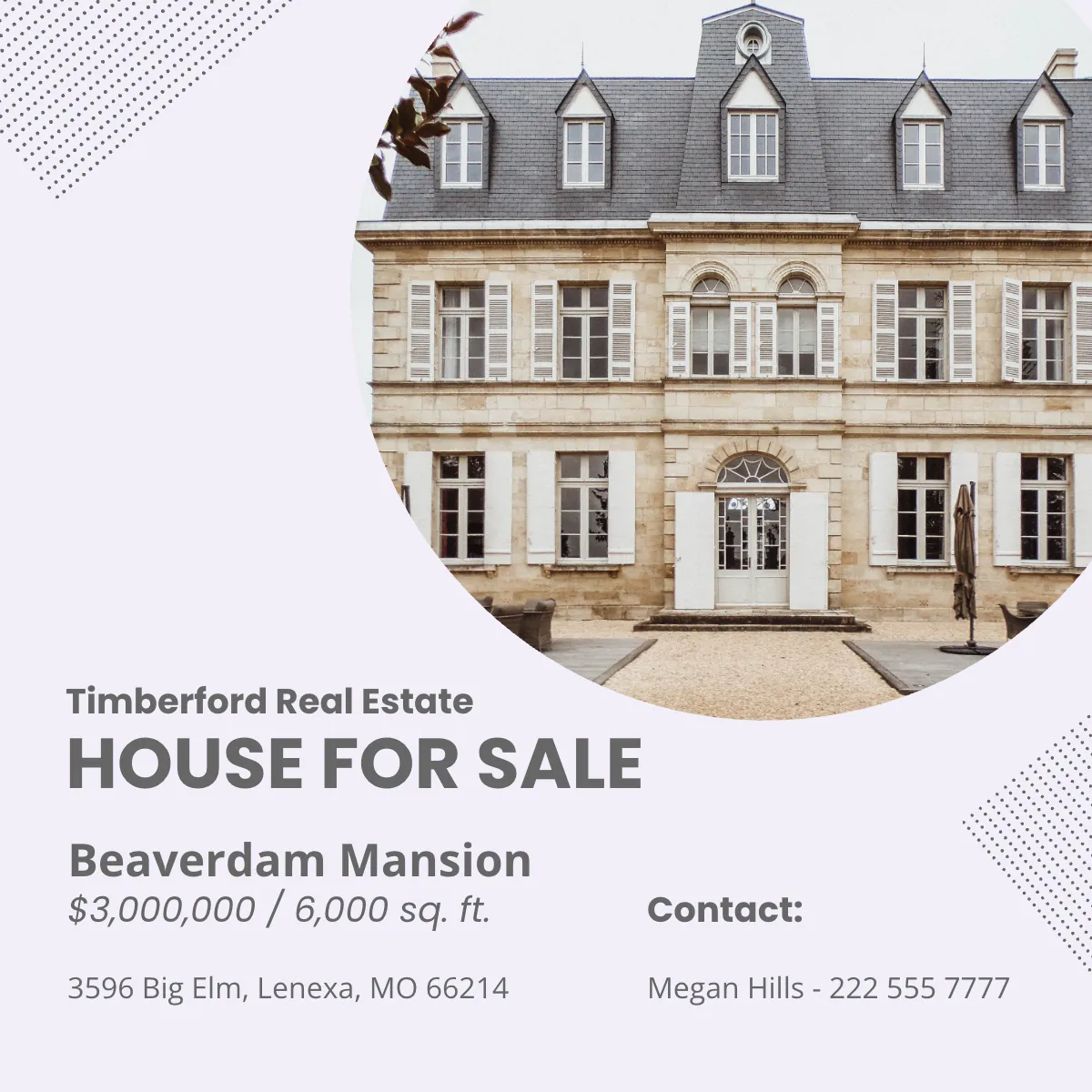 Free House For Sale Linkedin Post Template to Edit Online