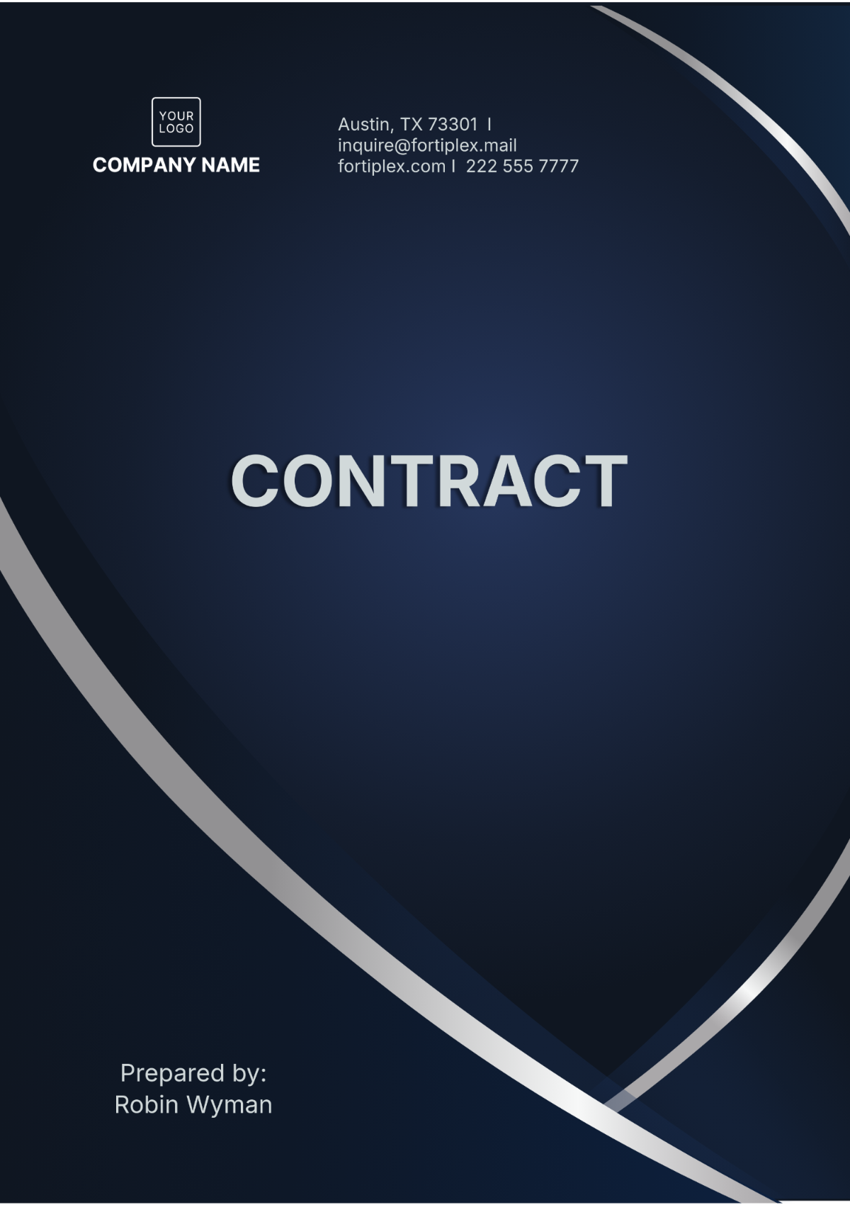 Free Contract Template to Edit Online