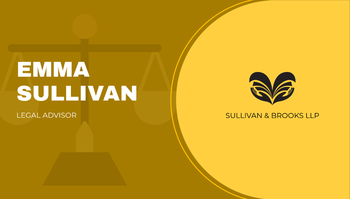 Free Gold Legal Lawyer Business Card Template to Edit Online