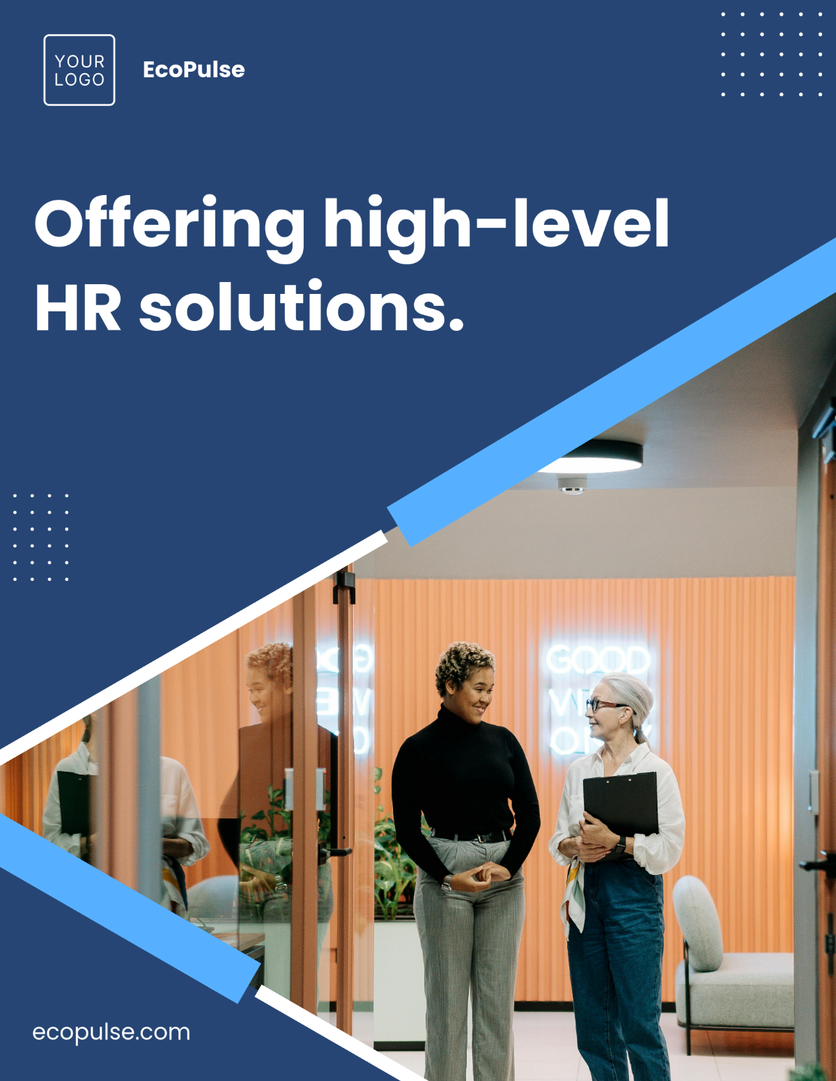 Free HR Consulting Flyer Template to Edit Online