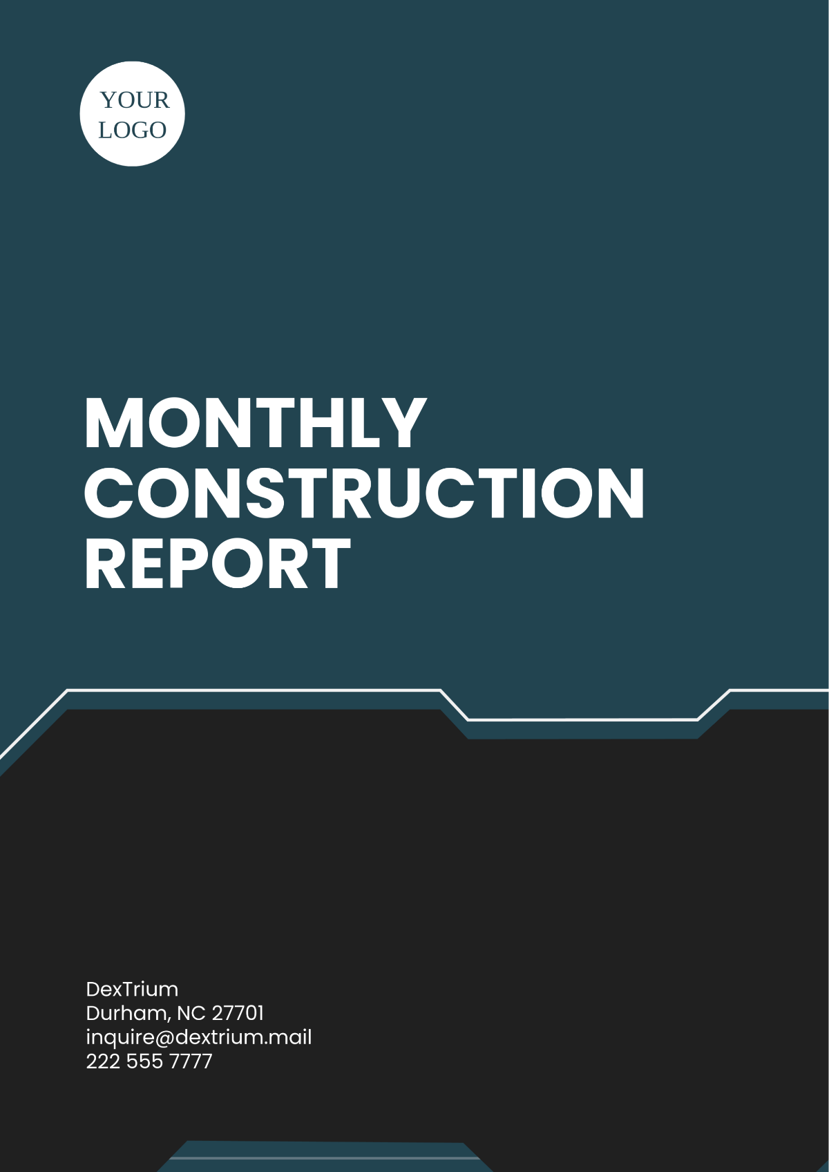 Free Monthly Construction Report Template to Edit Online