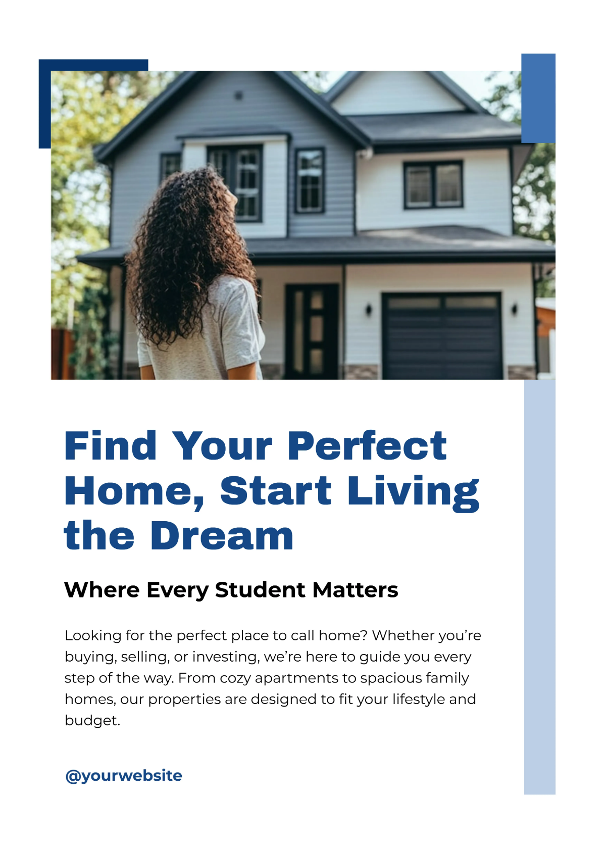 Free Real Estate Advertising Poster Template to Edit Online