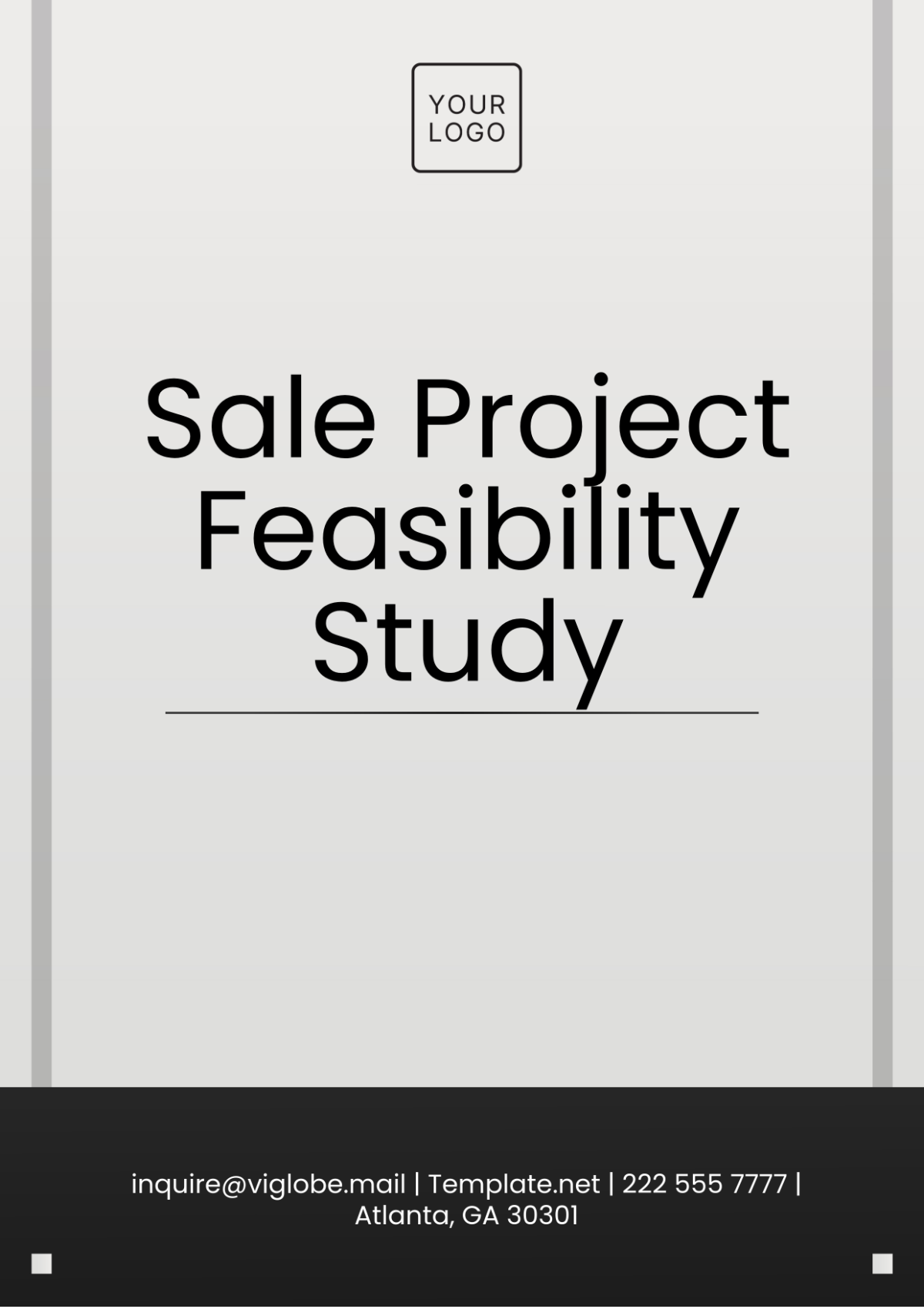 Free Sale Project Feasibility Study Template to Edit Online