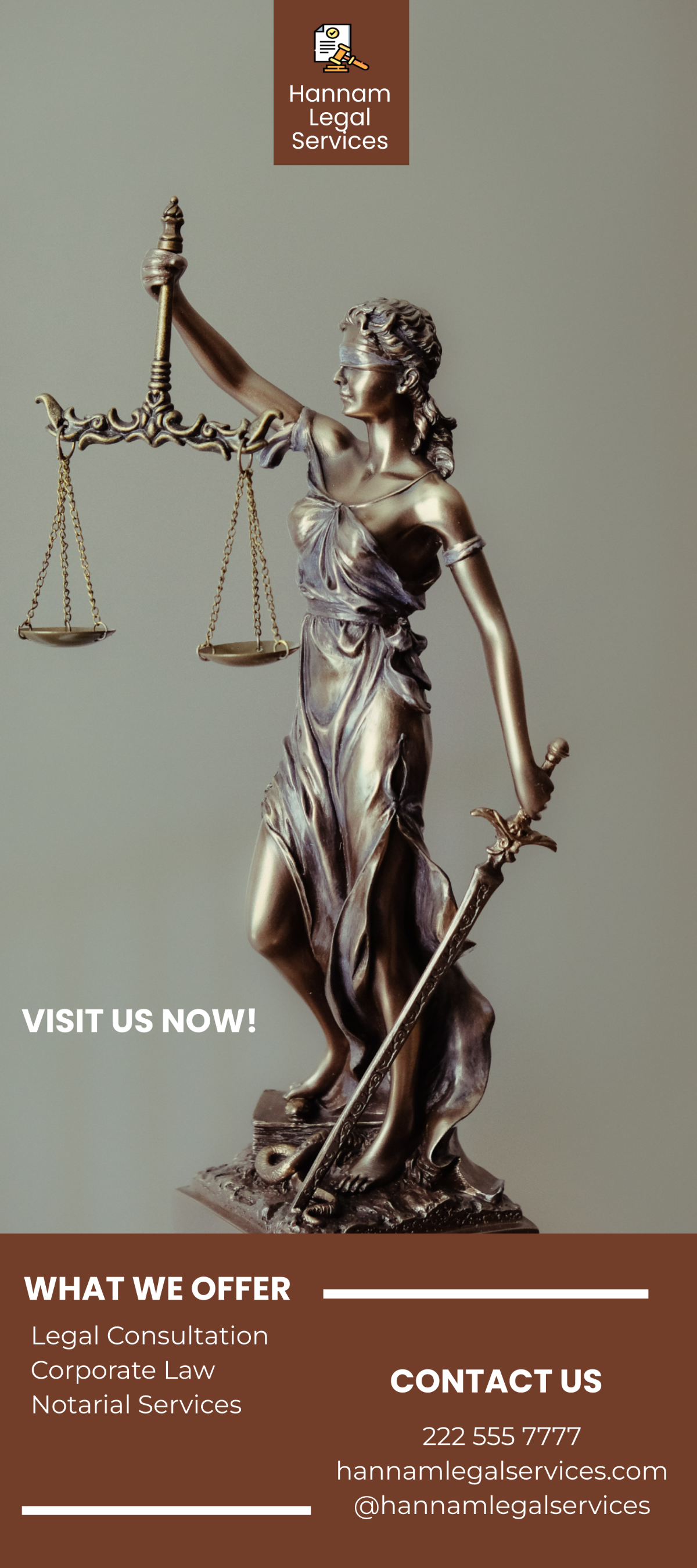 Free Simple Legal Services Rack Card Template to Edit Online