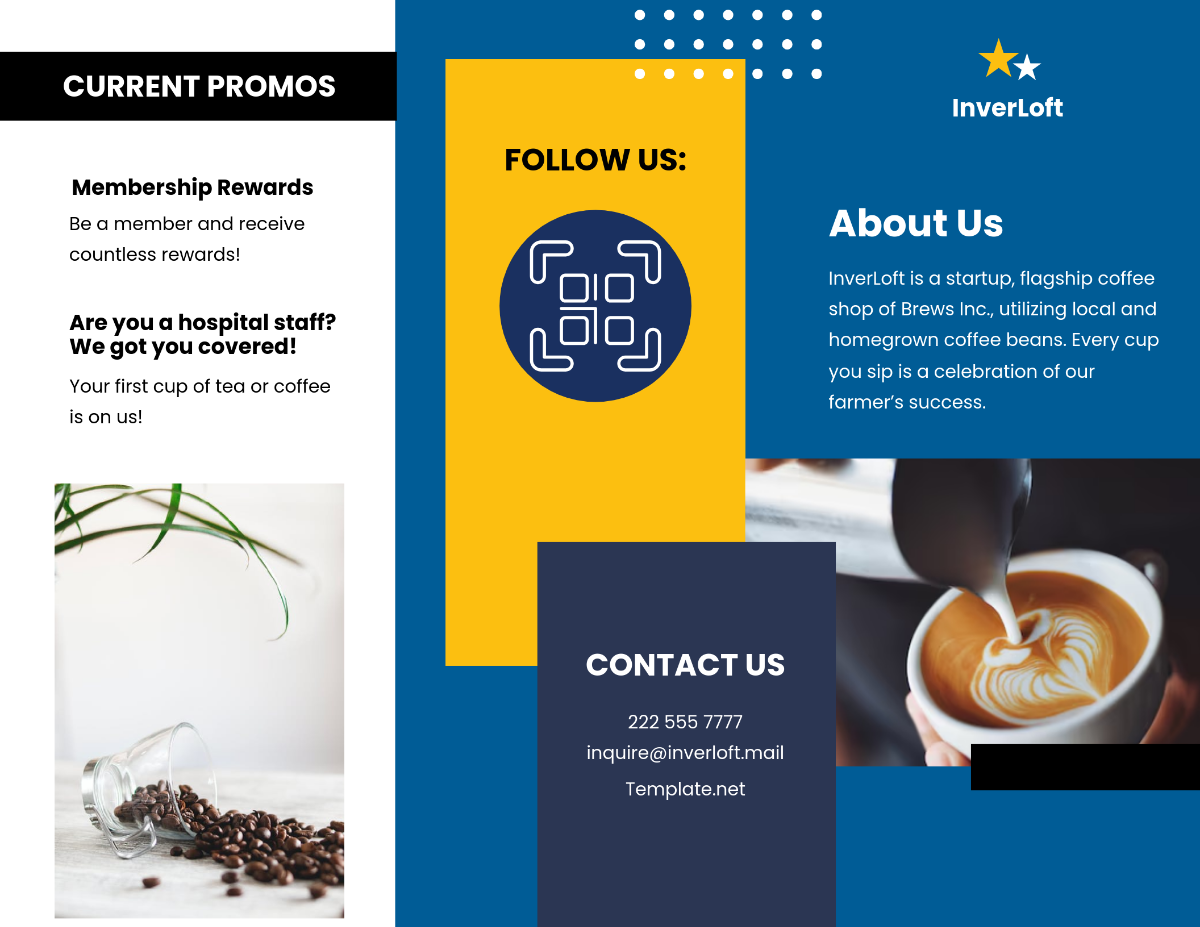 Free Startup Brochure Template to Edit Online