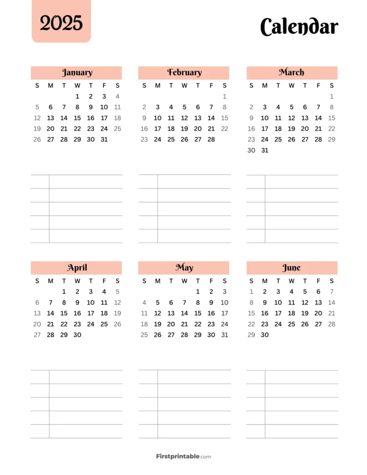 2025 and 2025 Calendar Planner Printable