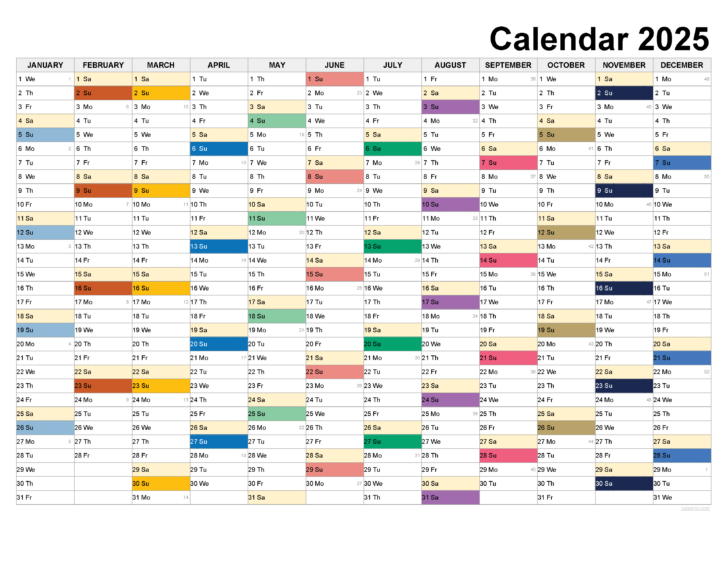 90 Day Calendar 2025 Printable Free