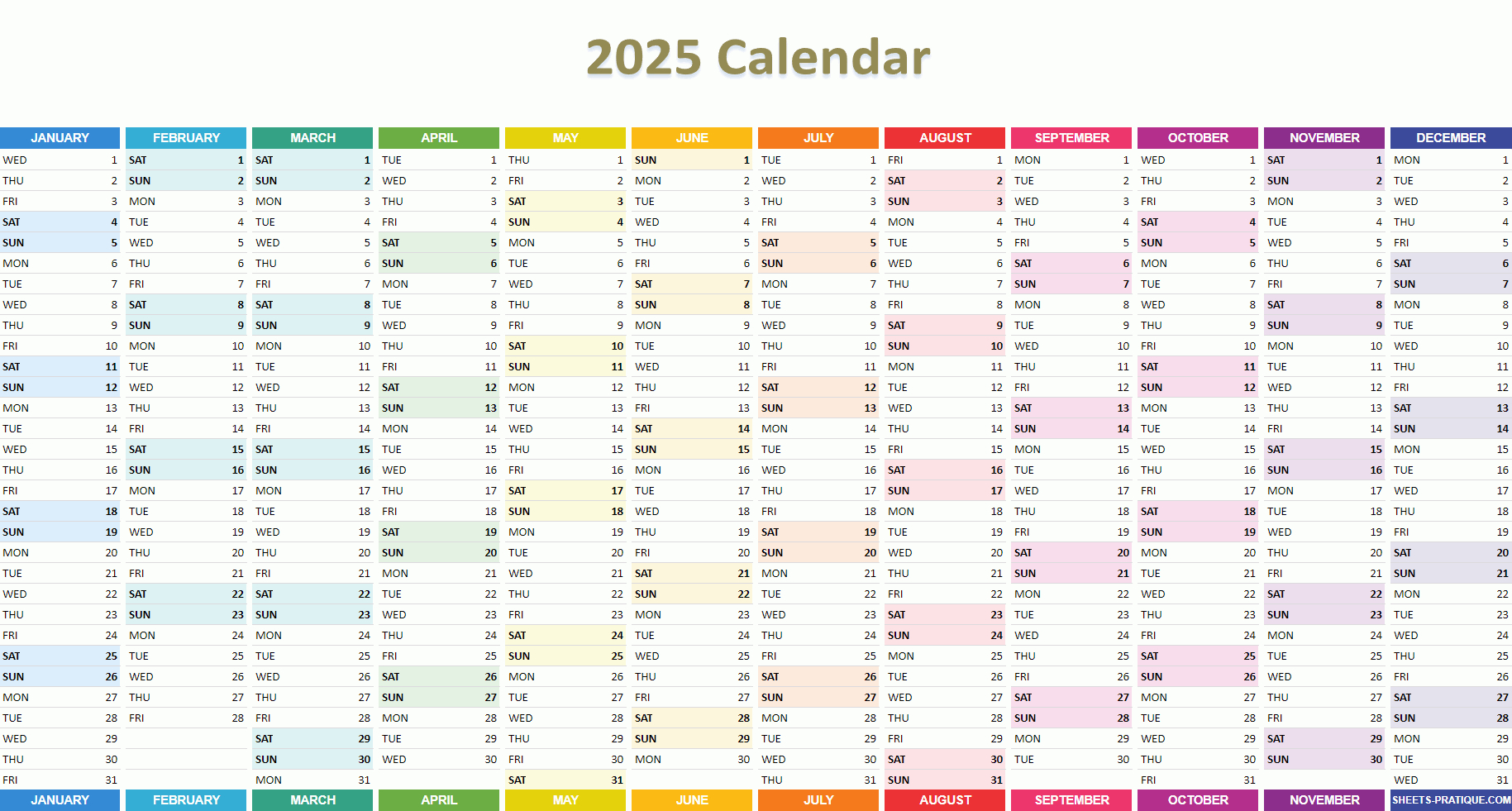 2025 Calendar regarding Google Calendar 2025 Printable Free