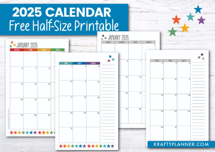 Free Printable Calendar 2025 Printable