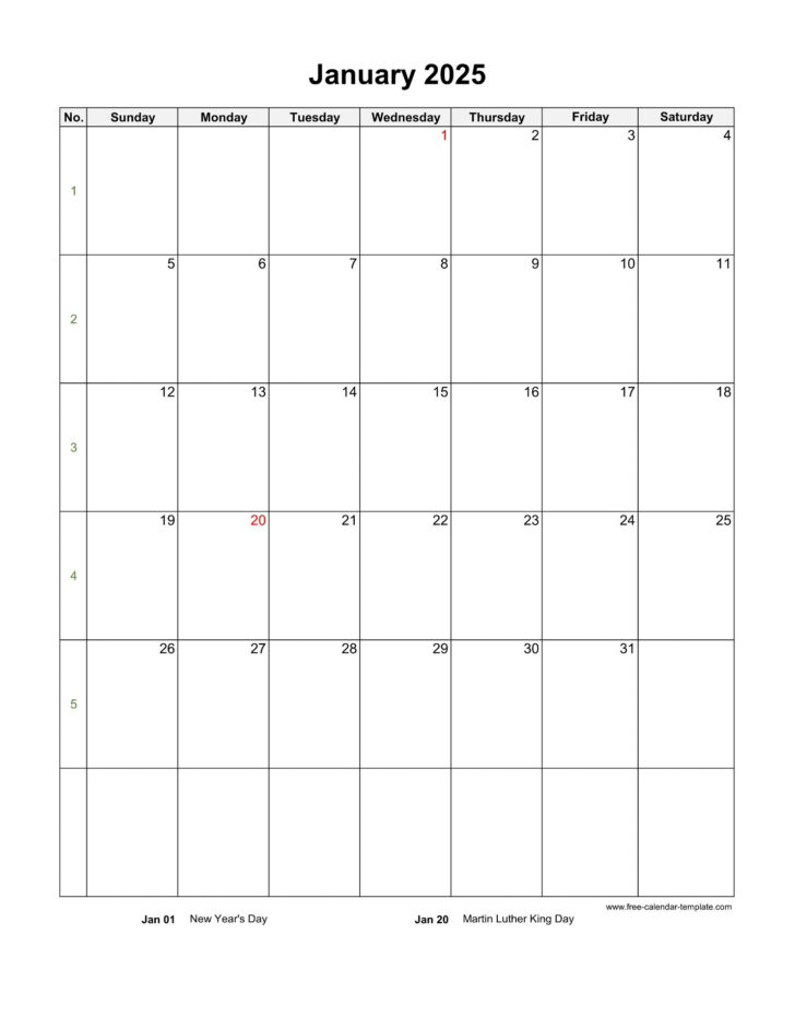 2025 Calendar 2025 Printable Monthly