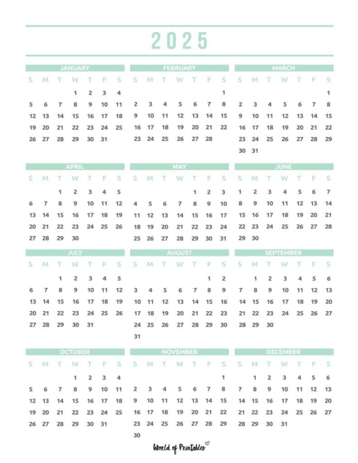 Book It Printable Calendar 2025