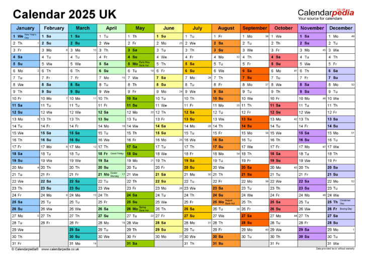 Weekly Calendar 2025 Printable Free Download