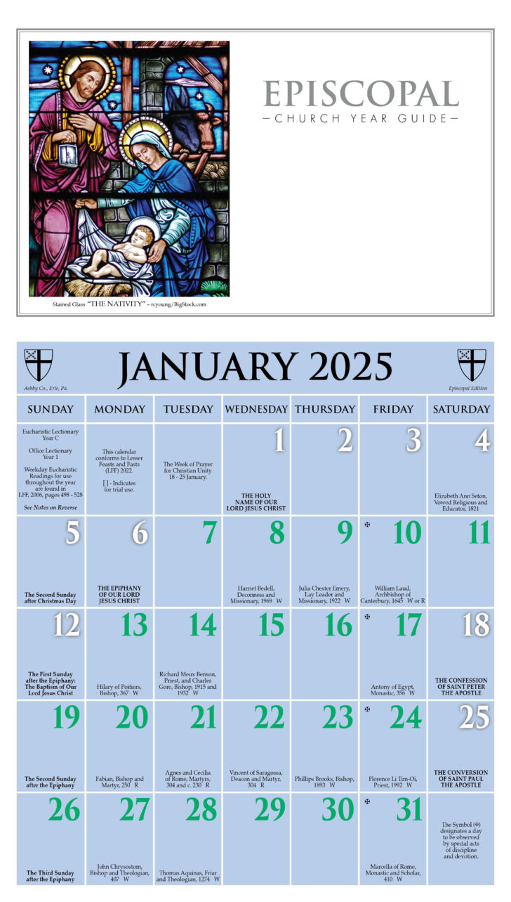 Printable Liturgical Calendar 2025