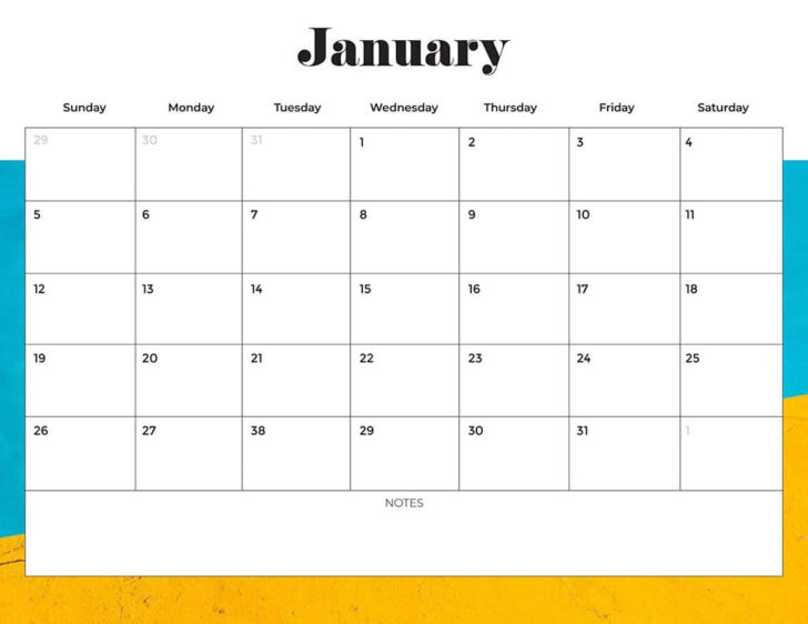 Blank Calendar 2025 Month Printable