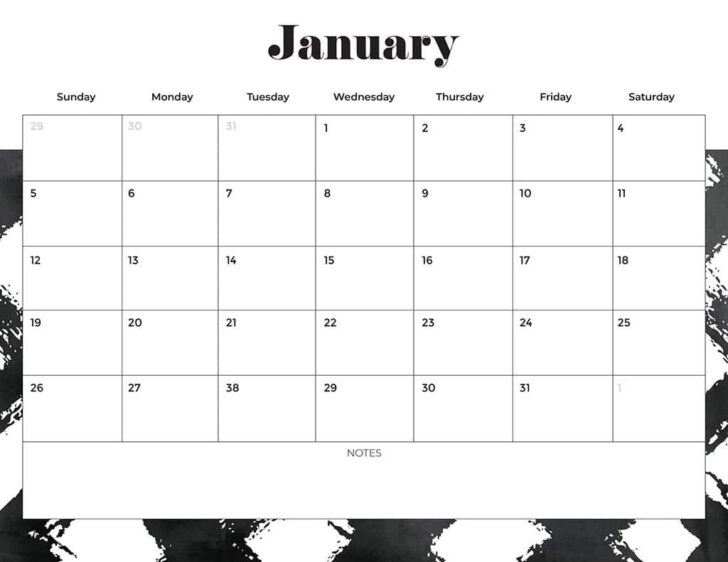 Free Printable Monthly Calendar 2025 Printable