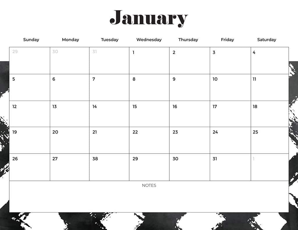 Free 2025 Calendars — 80 Beautiful &amp;amp; Printable Options For You! regarding Free Printable Monthly Calendar 2025 Printable