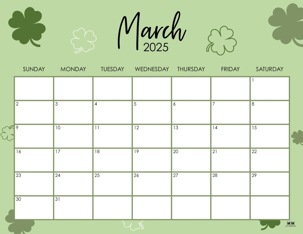 March 2025 Calendars - 107 Free Printables | Printabulls throughout Free March Printable Calendar 2025