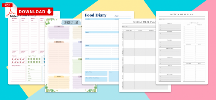 Printable Meal Plan Calendar 2025